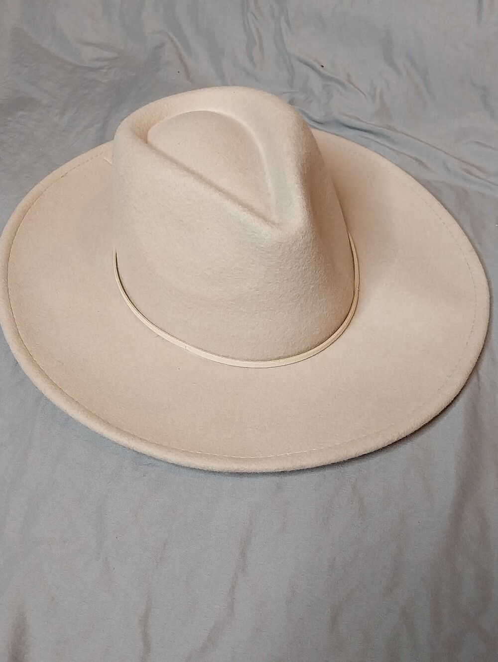 Tan Wide Brim Fedora By Sonoma Extra Soft Felt